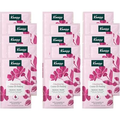 Kneipp Hautzartes Creme-Öl-Peeling Körperpeeling mit wertvollem Mandelöl und feinen Zuckerkristallen 15 x 40ml Kneipp Hautzartes Creme-Öl-Peeling Körperpeeling mit wertvollem Mandelöl und feinen Zuckerkristallen 15 x 40ml