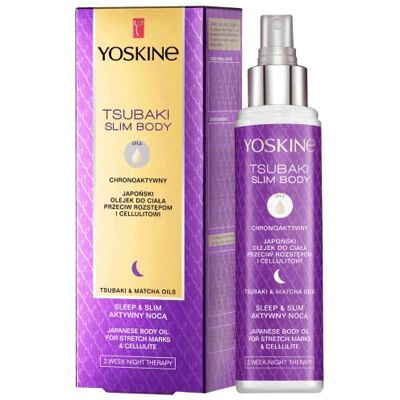 Yoskine Tsubaki Slim Body Öl - Reduziert Dehnungsstreifen, Cellulite - 100ml Yoskine Tsubaki Slim Body Öl - Reduziert Dehnungsstreifen, Cellulite - 100ml