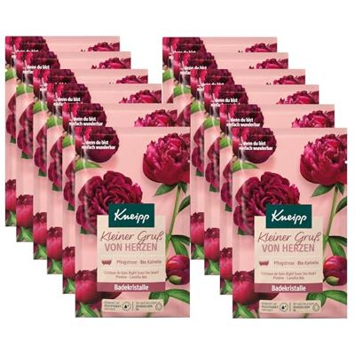 Kneipp Badekristalle Kleiner Gruß von Herzen Multipack Kombination aus Pfingstrosenextrakt und pflegendem Kamelienöl 12 x 60g Kneipp Badekristalle Kleiner Gruß von Herzen Multipack Kombination aus Pfingstrosenextrakt und pflegendem Kamelienöl 12 x 60g