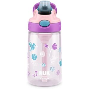 NUK By Contigo Easy Straw Cup Trinkflasche mit Trinkhalm für Kinder (ab 4 Jahren) Hergestellt aus strapazierfähigem Tritan BPA-frei spülmaschinenfest 420 ml Tulpe NUK By Contigo Easy Straw Cup Trinkflasche mit Trinkhalm für Kinder (ab 4 Jahren) Hergestellt aus strapazierfähigem Tritan BPA-frei spülmaschinenfest 420 ml Tulpe
