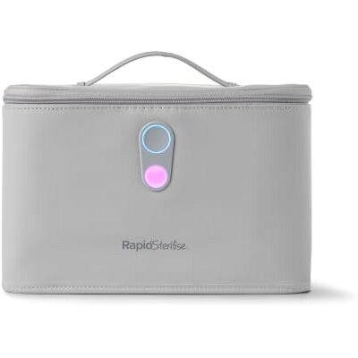 Nuby UV-Sterilisator für Babyflaschen & Zubehör, 3-Minuten-Sterilisation Sterilisiert in 3 Minuten, tötet 99,9 % der Bakterien, für Babyflaschen & Zubehör wie Sauger, ideal für Zuhause & unterwegs Nuby UV-Sterilisator für Babyflaschen & Zubehör, 3-Minuten-Sterilisation Sterilisiert in 3 Minuten, tötet 99,9 % der Bakterien, für Babyflaschen & Zubehör wie Sauger, ideal für Zuhause & unterwegs