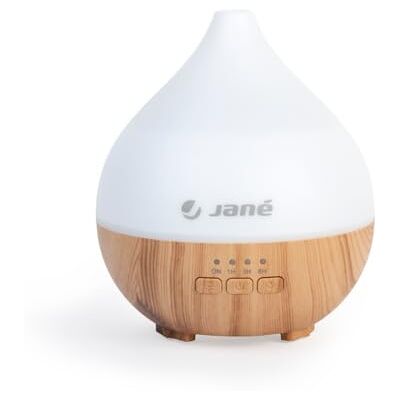 Jane Jané Luftbefeuchter für Babys, extrem leise, Fassungsvermögen 140 ml, 7 LED-Farben, für Duftöle geeignet, Timer, Holz Jane Jané Luftbefeuchter für Babys, extrem leise, Fassungsvermögen 140 ml, 7 LED-Farben, für Duftöle geeignet, Timer, Holz