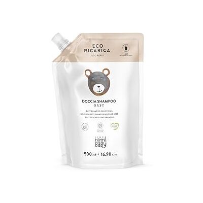 Linea Mamma Baby Eco Nachfüllpackung für Baby-Shampoo, Natural Linea Mamma Baby Eco Nachfüllpackung für Baby-Shampoo, Natural