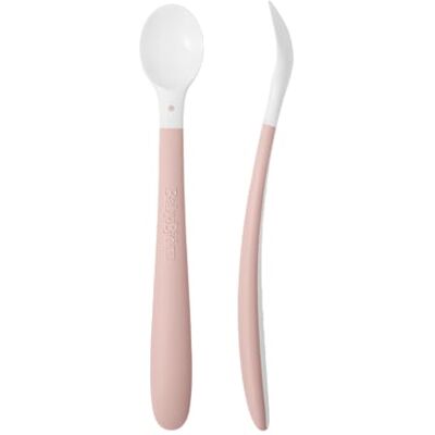 BabyBjörn Fütterlöffel, 2er-Pack, Blassrosa BabyBjörn Fütterlöffel, 2er-Pack, Blassrosa