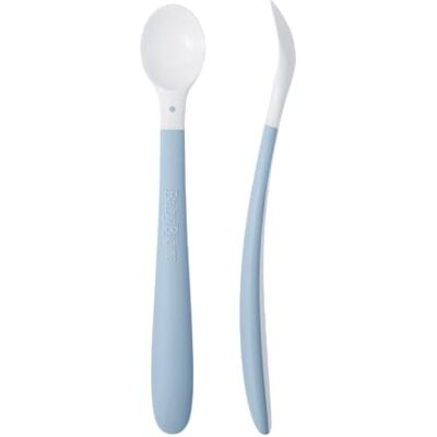 Babybjörn Powder Blue Babyfütterungslöffel - Baby feeding spoon Babybjörn Powder Blue Babyfütterungslöffel - Baby feeding spoon