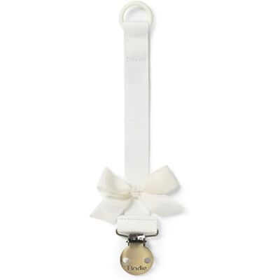 Elodie Details Schnullerclip – Schnullerkette & Nuckelkette mit Metallclip für Baby – BPA-freier Schnullerhalter aus recyceltem Polyester – Schnullerband für Jungen & Mädchen – Vanilla White Bow Elodie Details Schnullerclip – Schnullerkette & Nuckelkette mit Metallclip für Baby – BPA-freier Schnullerhalter aus recyceltem Polyester – Schnullerband für Jungen & Mädchen – Vanilla White Bow