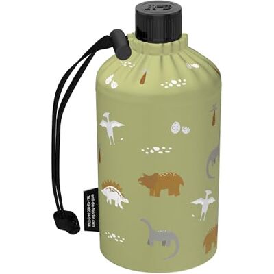 Emil Trinkflasche aus Glas für Mädchen & Jungen isolierte Glasflasche für Schule, Freizeit, Sport: Kinder & Eltern Dinos (Mint, 0,3l) Emil Trinkflasche aus Glas für Mädchen & Jungen isolierte Glasflasche für Schule, Freizeit, Sport: Kinder & Eltern Dinos (Mint, 0,3l)