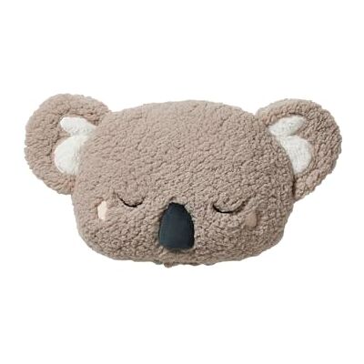 Vertbaudet Koala Kissen aus Sherpa, für Kinder, abnehmbarer Bezug, grau, TU Vertbaudet Koala Kissen aus Sherpa, für Kinder, abnehmbarer Bezug, grau, TU