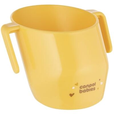 Canpol babies Offener Trinklernbecher mit Griffen für Kinder, 180 ml, 12 m+, 1 St., Abgeschrägter Becherrand, Trinken in sicherer Position, BPA-, PVC- und phthalatfrei (Gelb) Canpol babies Offener Trinklernbecher mit Griffen für Kinder, 180 ml, 12 m+, 1 St., Abgeschrägter Becherrand, Trinken in sicherer Position, BPA-, PVC- und phthalatfrei (Gelb)