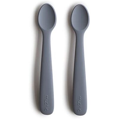 mushie 2er Set Babylöffel für Kinder BPA-freier Silikonlöffel Löffel Spülmaschinenfester Fütterlöffel Langlebiges Zubehör für Kleinkinder Tradewinds mushie 2er Set Babylöffel für Kinder BPA-freier Silikonlöffel Löffel Spülmaschinenfester Fütterlöffel Langlebiges Zubehör für Kleinkinder Tradewinds