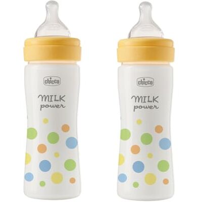 Chicco Babyflasche - Rosa - Weiche Silikonspitze - Langsamer Fluss Chicco Babyflasche - Rosa - Weiche Silikonspitze - Langsamer Fluss