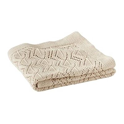 Vertbaudet Bio-Kollektion: Baby Decke mit Pointelle-Muster Vertbaudet Bio-Kollektion: Baby Decke mit Pointelle-Muster