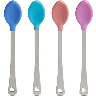 Munchkin Weiße Sicherheitslöffel, 4 Stück Munchkin Weiße Sicherheitslöffel, 4 Stück