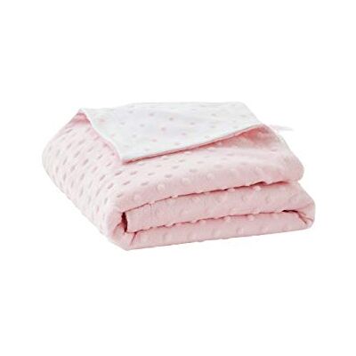 Vertbaudet Wendbare Baby Decke Stella zartrosa 75X100 Vertbaudet Wendbare Baby Decke Stella zartrosa 75X100