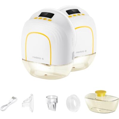 Medela Melody InBra Tragbare Doppelmilchpumpe (2x Einzelmilchpumpe), Hands-free, einfaches Pumpen & Aufbewahren, starke Leistung, 2 Modi & 9 Vakuumstufen, USB-C-Ladeanschluss Medela Melody InBra Tragbare Doppelmilchpumpe (2x Einzelmilchpumpe), Hands-free, einfaches Pumpen & Aufbewahren, starke Leistung, 2 Modi & 9 Vakuumstufen, USB-C-Ladeanschluss