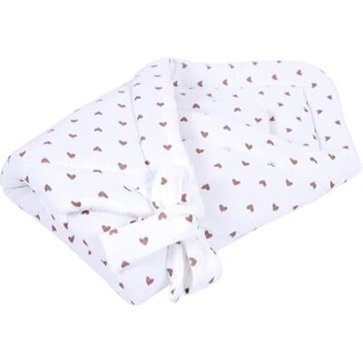 Babylux Einschlagdecke Musselin BABYHÖRNCHEN 75 x 75 cm cm Baby Neugeborene Erstaussttatung Umschlagdecke (D3 Herzen Braun) Babylux Einschlagdecke Musselin BABYHÖRNCHEN 75 x 75 cm cm Baby Neugeborene Erstaussttatung Umschlagdecke (D3 Herzen Braun)