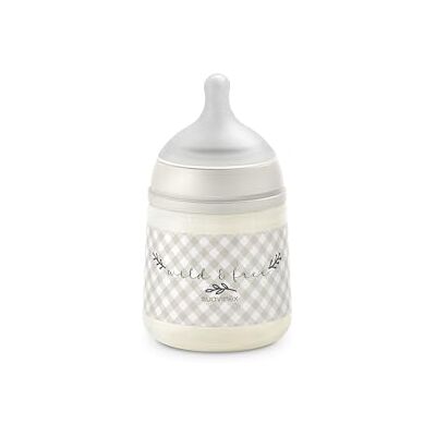 SUAVINEX , Babyflasche 150 ml mit SX Pro Physiologischem Silikon-Sauger, Antikolik-Flasche mit langsamem Fluss (S), Ideal für Muttermilch oder Wasser, für Neugeborene ab 0 Monaten, Wild&Free Beige SUAVINEX , Babyflasche 150 ml mit SX Pro Physiologischem Silikon-Sauger, Antikolik-Flasche mit langsamem Fluss (S), Ideal für Muttermilch oder Wasser, für Neugeborene ab 0 Monaten, Wild&Free Beige
