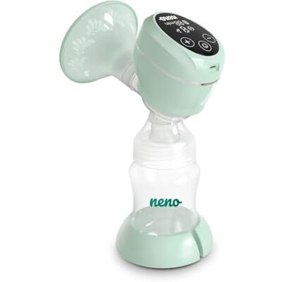 NENO Uno Milchpumpe Elektrisch Tragbare – Milch Pumpe Kabellos – Muttermilch Abpumpen mit Elektrischer Brustpumpe – mit 2 Milchbeuteln & Sauger – 6 Modi & 9 Stufen – BPA-frei – LED-Anzeige NENO Uno Milchpumpe Elektrisch Tragbare – Milch Pumpe Kabellos – Muttermilch Abpumpen mit Elektrischer Brustpumpe – mit 2 Milchbeuteln & Sauger – 6 Modi & 9 Stufen – BPA-frei – LED-Anzeige
