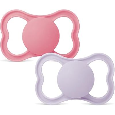 MAM Air Schnuller 16+ Monate (2er-Set) Schnuller 16-36 Monate für empfindliche und empfindliche Haut, 2-teiliges Babyzubehör-Set mit Naturkautschuk-Sauger und Sterilisator-Schnullerhalter, Rosa MAM Air Schnuller 16+ Monate (2er-Set) Schnuller 16-36 Monate für empfindliche und empfindliche Haut, 2-teiliges Babyzubehör-Set mit Naturkautschuk-Sauger und Sterilisator-Schnullerhalter, Rosa