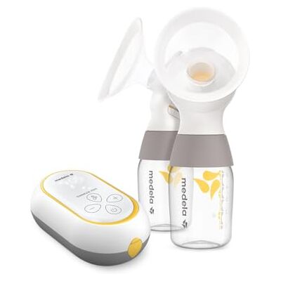 Medela Freestyle Mini Classic Doppelmilchpumpe mit wiederaufladbarem Akku. Medela Freestyle Mini Classic Doppelmilchpumpe mit wiederaufladbarem Akku.