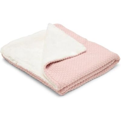 Little Dutch Decke Babydecke Strickdecke Neugeborenen Kuscheldecke Flauschige Rückseite für Mädchen Babybett Kinderwagen 100% Baumwolle Pure Blossom rosa (70x100 cm) Little Dutch Decke Babydecke Strickdecke Neugeborenen Kuscheldecke Flauschige Rückseite für Mädchen Babybett Kinderwagen 100% Baumwolle Pure Blossom rosa (70x100 cm)