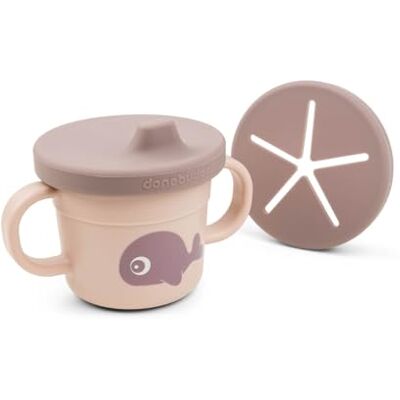 Done by Deer Foodie Snack & Trinkbecher Set Wally Rosa, 3-in-1 Kinderbecher – becher, trinklernbecher und snackbecher Plastikbecher: 100% PP, Deckel: 100% Silikon alle Teile in Lebensmittelqualität Done by Deer Foodie Snack & Trinkbecher Set Wally Rosa, 3-in-1 Kinderbecher – becher, trinklernbecher und snackbecher Plastikbecher: 100% PP, Deckel: 100% Silikon alle Teile in Lebensmittelqualität