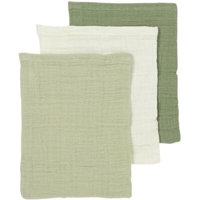 MEYCO Waschhandschuhe 20x17cm 3-Pack Waschlappen Natural/Soft Olive/Olive 100 % weiche Baumwolle Pre Washed Musselin Oeko Tex zertifiziert saugfähig, hautfreundlich & schnelltrocknend MEYCO Waschhandschuhe 20x17cm 3-Pack Waschlappen Natural/Soft Olive/Olive 100 % weiche Baumwolle Pre Washed Musselin Oeko Tex zertifiziert saugfähig, hautfreundlich & schnelltrocknend