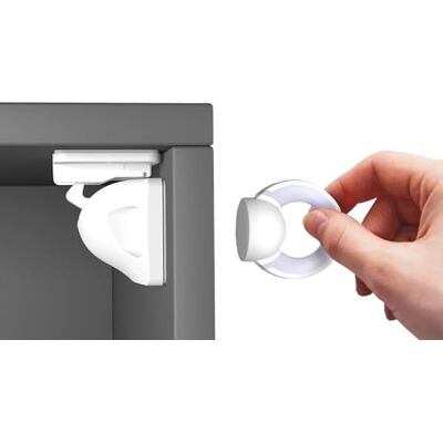 Twistshake Magnetisches Schlüsselschloss für Babys – 4 Stück für Schrankschubladen minimalistisches Design Twistshake Magnetisches Schlüsselschloss für Babys – 4 Stück für Schrankschubladen minimalistisches Design