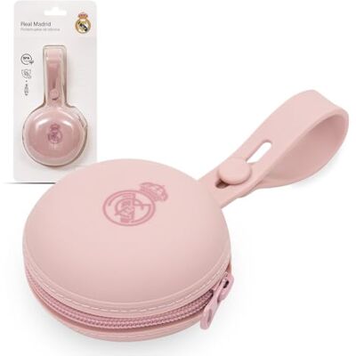 Interbaby Real Madrid Silikon-Schnullerbox Mikrowellengeeignet Spülmaschinenfest BPA-frei Rosa Interbaby Real Madrid Silikon-Schnullerbox Mikrowellengeeignet Spülmaschinenfest BPA-frei Rosa