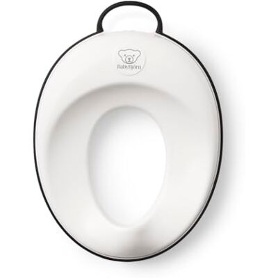 BabyBjörn Toilettensitz, Weiß/Schwarz BabyBjörn Toilettensitz, Weiß/Schwarz