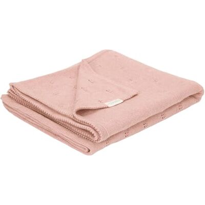 Little Dutch Strickdecke Decke Babydecke Sommerdecke Baby (70x100 cm) Blossom rosa Pure Little Dutch Strickdecke Decke Babydecke Sommerdecke Baby (70x100 cm) Blossom rosa Pure