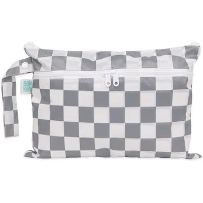 Bumkins wasserdichte Tasche für Baby, Nass-/Trockentasche, Haken für Kinderwagen, Kindertagesstätte, Packbeutel, Windeltasche, Reißverschluss, wiederverwendbar, Schwarz Bumkins wasserdichte Tasche für Baby, Nass-/Trockentasche, Haken für Kinderwagen, Kindertagesstätte, Packbeutel, Windeltasche, Reißverschluss, wiederverwendbar, Schwarz