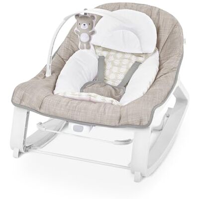 Ingenuity Keep Cozy 3-in-1 Baby Wippe, Sitz und Schaukel für Babys bis Kleinkinder, mit Vibrationen und Spielzeugstange, 0-30 Monate, Bär Linden Ingenuity Keep Cozy 3-in-1 Baby Wippe, Sitz und Schaukel für Babys bis Kleinkinder, mit Vibrationen und Spielzeugstange, 0-30 Monate, Bär Linden