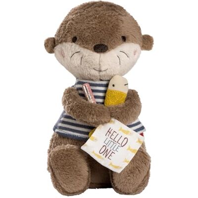 Fehn Kuscheltier Otter "Hello little One"– Spielkamerad, Beschützer und Stofftier – Plüschtier als Baby Einschlafhilfe – Kuscheltier als Geschenk für Babys – schönes Extra zur Geburt oder Taufe Fehn Kuscheltier Otter "Hello little One"– Spielkamerad, Beschützer und Stofftier – Plüschtier als Baby Einschlafhilfe – Kuscheltier als Geschenk für Babys – schönes Extra zur Geburt oder Taufe