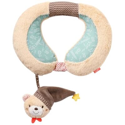 Fehn Nackenstütze Bär Bruno, ergonomisches Nackenkissen für Babys Stützt Kopf & Nacken und bietet optimalen Halt in Auto, Babyschale und Kinderwagen – auf kurzen & langen Fahrten Fehn Nackenstütze Bär Bruno, ergonomisches Nackenkissen für Babys Stützt Kopf & Nacken und bietet optimalen Halt in Auto, Babyschale und Kinderwagen – auf kurzen & langen Fahrten