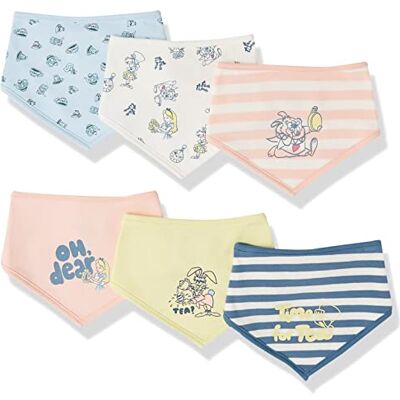 Amazon Disney Marvel Star Wars Princess Baby Bibs Lätzchen, 6er-Pack Alice Tea Party, Einheitsgröße Amazon Disney Marvel Star Wars Princess Baby Bibs Lätzchen, 6er-Pack Alice Tea Party, Einheitsgröße