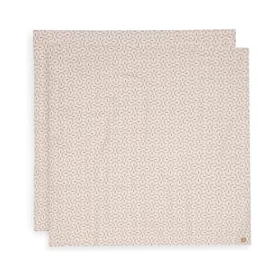 Jollein Mulltücher Baby 115x115cm 2er Pack 100% Baumwolle Babydecke Musselin Spucktücher Baby Soft Plumes Jollein Mulltücher Baby 115x115cm 2er Pack 100% Baumwolle Babydecke Musselin Spucktücher Baby Soft Plumes