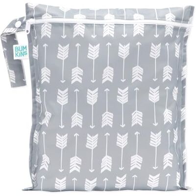 Bumkins wasserdichte Wetbag, Wiederverwendbare Nasstasche Arrow (Pfeile) Bumkins wasserdichte Wetbag, Wiederverwendbare Nasstasche Arrow (Pfeile)