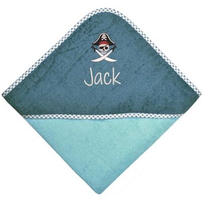 Wolimbo Kapuzenhandtuch personalisiert mit Namen und Motiv kristallblau 80x80 cm für Baby und Kinder Wolimbo Kapuzenhandtuch personalisiert mit Namen und Motiv kristallblau 80x80 cm für Baby und Kinder