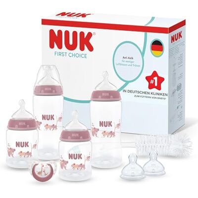 NUK - First Choice - 150 ml - Rosa Plastik - Bottle NUK - First Choice - 150 ml - Rosa Plastik - Bottle