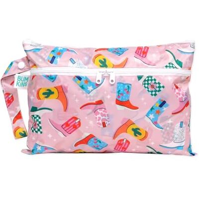 Bumkins wasserdichte Tasche für Baby, Nass-/Trockentasche, Haken für Kinderwagen, Kindertagesstätte, Packbeutel, Windeltasche, Reißverschluss, wiederverwendbar, Schwarz Bumkins wasserdichte Tasche für Baby, Nass-/Trockentasche, Haken für Kinderwagen, Kindertagesstätte, Packbeutel, Windeltasche, Reißverschluss, wiederverwendbar, Schwarz