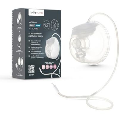 Nuvita Effizientes Umrüstkit für Materno Smart Wear 1287W Verwandeln Sie Ihre Einzelmilchpumpe in eine Doppelte Elektrische Milchpumpe mit Anpassbarer Passform und Einfacher Verbindung Nuvita Effizientes Umrüstkit für Materno Smart Wear 1287W Verwandeln Sie Ihre Einzelmilchpumpe in eine Doppelte Elektrische Milchpumpe mit Anpassbarer Passform und Einfacher Verbindung