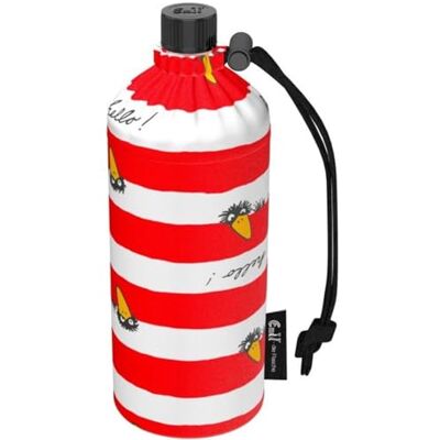 Emil Trinkflasche aus Glas für Mädchen & Jungen isolierte Glasflasche für Schule, Freizeit, Sport: Kinder & Eltern Rabe rot 0,4l Emil Trinkflasche aus Glas für Mädchen & Jungen isolierte Glasflasche für Schule, Freizeit, Sport: Kinder & Eltern Rabe rot 0,4l