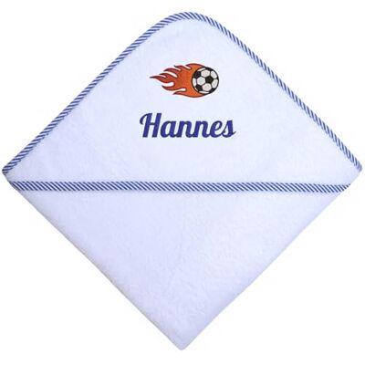 Wolimbo Kapuzenhandtuch personalisiert mit Namen und Motiv weiß 80x80 cm für Baby und Kinder Wolimbo Kapuzenhandtuch personalisiert mit Namen und Motiv weiß 80x80 cm für Baby und Kinder
