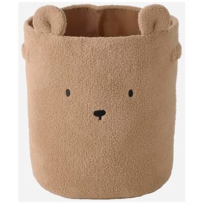 Vertbaudet Kinderzimmer XL Aufbewahrungskorb BÄR, Teddyfleece braun Vertbaudet Kinderzimmer XL Aufbewahrungskorb BÄR, Teddyfleece braun