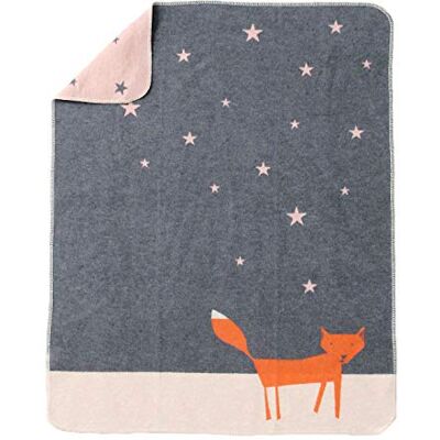 David Fussenegger Babydecke JUWEL Fuchs unter Sternen grau 70 x 90 cm David Fussenegger Babydecke JUWEL Fuchs unter Sternen grau 70 x 90 cm