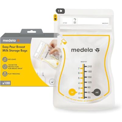 Medela Easy Pour Muttermilch-Aufbewahrungsbeutel - 100 st Medela Easy Pour Muttermilch-Aufbewahrungsbeutel - 100 st
