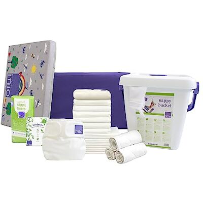 Mitac , Mioduo Stoffwindel Starter Set, Weiss Mitac , Mioduo Stoffwindel Starter Set, Weiss