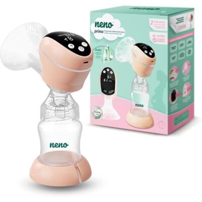 NENO Primo Milchpumpe Elektrisch Tragbare – Milch Pumpe Kabellos – Muttermilch Abpumpen mit Elektrischer Brustpumpe – mit 2 Milchbeuteln & Sauger – 5 Modi & 9 Stufen – BPA-frei – LED-Anzeige NENO Primo Milchpumpe Elektrisch Tragbare – Milch Pumpe Kabellos – Muttermilch Abpumpen mit Elektrischer Brustpumpe – mit 2 Milchbeuteln & Sauger – 5 Modi & 9 Stufen – BPA-frei – LED-Anzeige