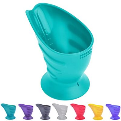 Hoppediz CamoCup Trinklernbecher geeignet für alle Babys zum Trinken lernen sowie Kinder und Erwachsene mit sensomotorischen Einschränkungen, Petrol, 1 Stück (1er Pack) Hoppediz CamoCup Trinklernbecher geeignet für alle Babys zum Trinken lernen sowie Kinder und Erwachsene mit sensomotorischen Einschränkungen, Petrol, 1 Stück (1er Pack)